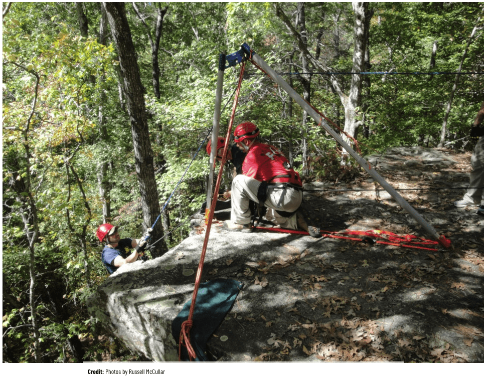 No Room for Error in Wilderness Rope Rescue and Search