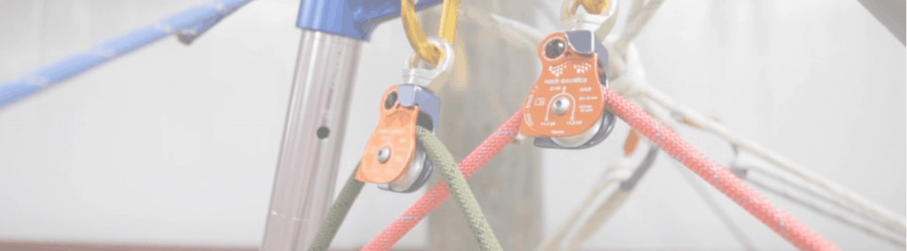 Two Rope Tension System A-Frame