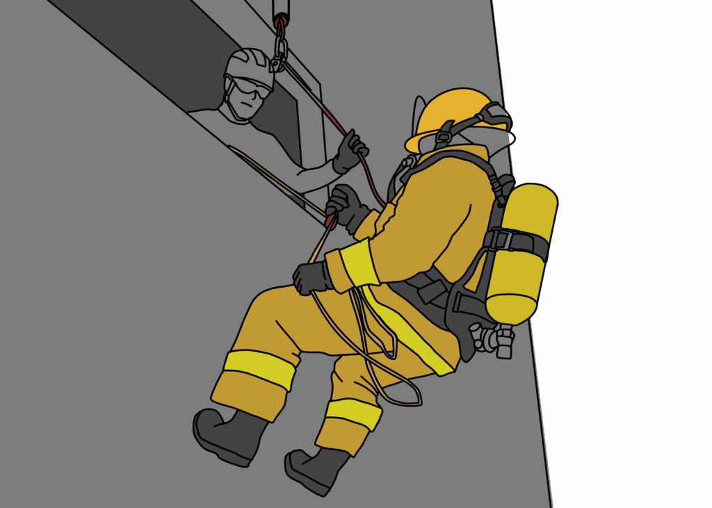anchor points firefighter escape